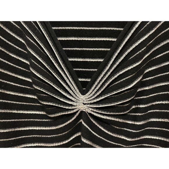 Armani Collezioni Top Sweater Black Silver Size Large - Picture 4 of 11